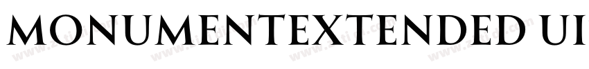 MonumentExtended Uit字体转换